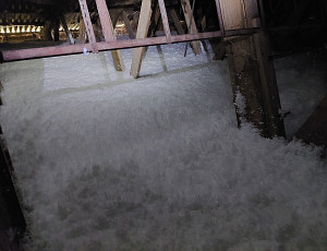 Zateplení zemědělské haly pomocí foukané izolace